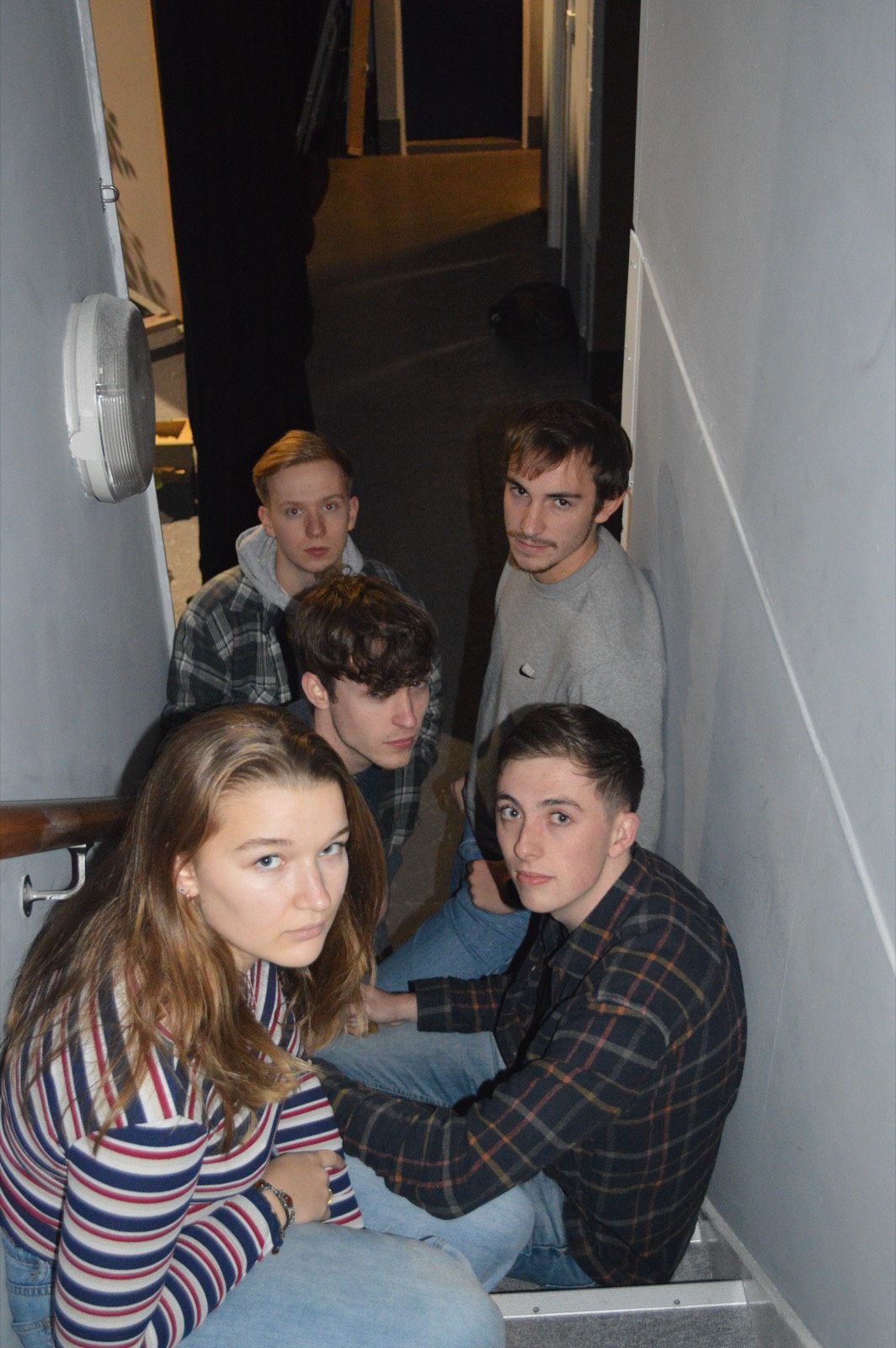 The five members of Glass Half Spilt